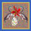 Miniatura: Foulard Amaryllis with Vase in 100% silk