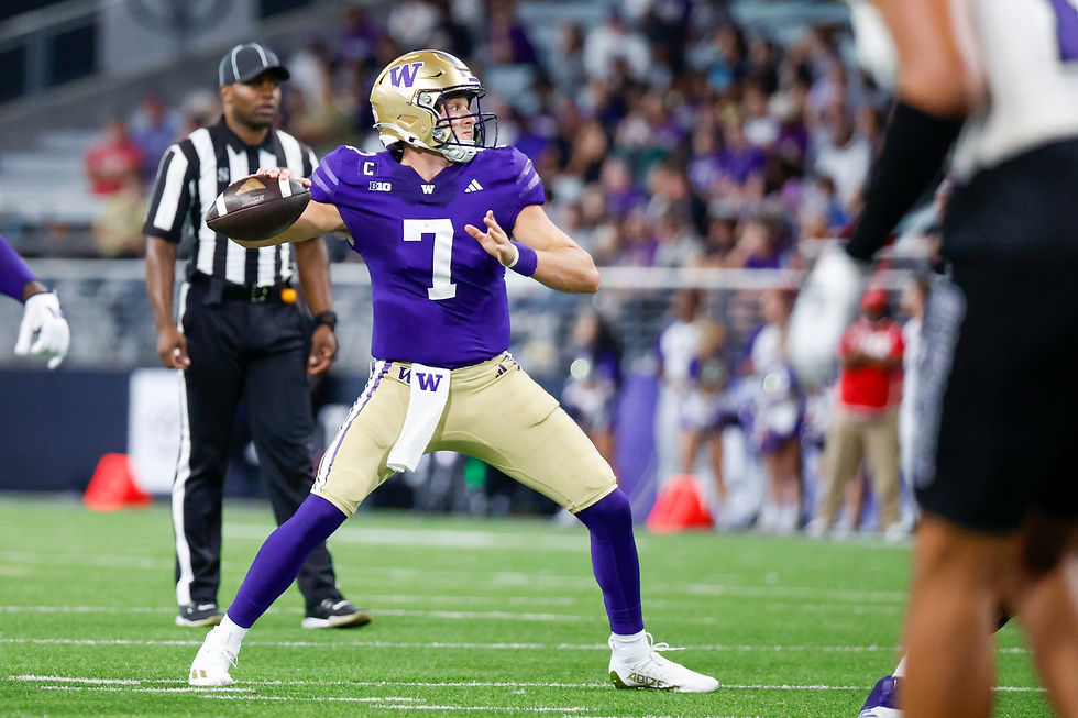 Washington Huskies quarterback Will Rogers