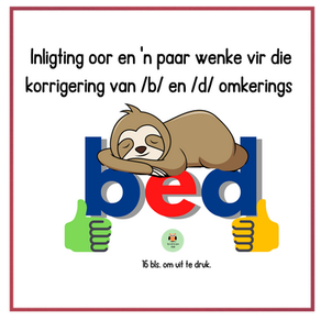 Letter Omkerings b en d