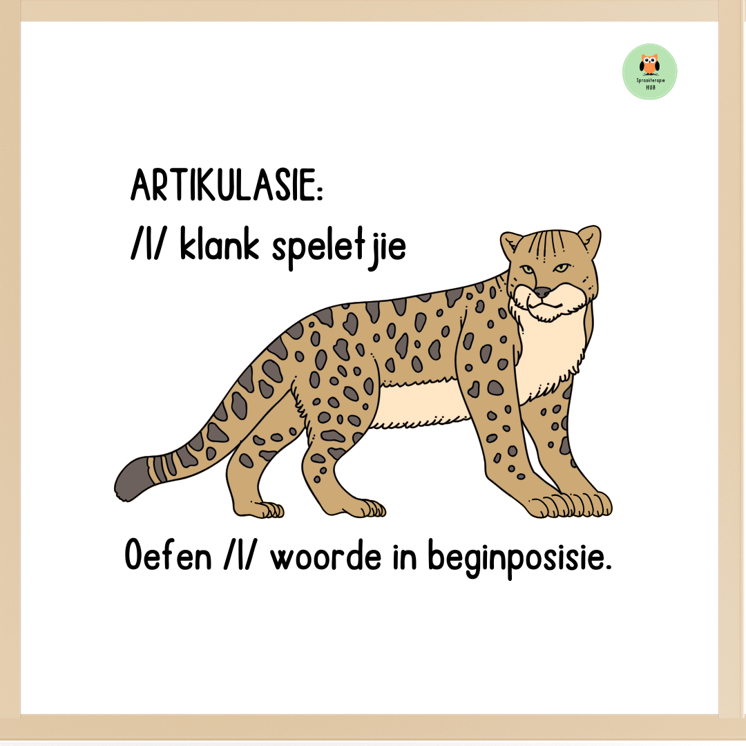 Artikulasie /l/ klank speletjie