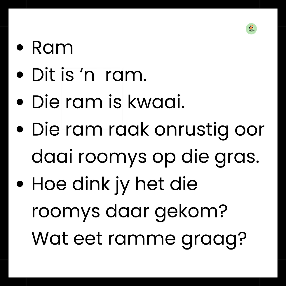 Thumbnail: Sprakie-Kaarte: r-klank