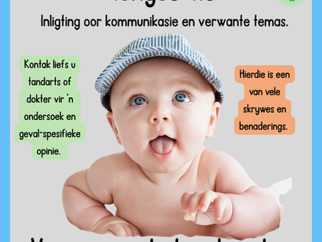 "Tongue-tie" (Vasgegroeide Tongbandjie)