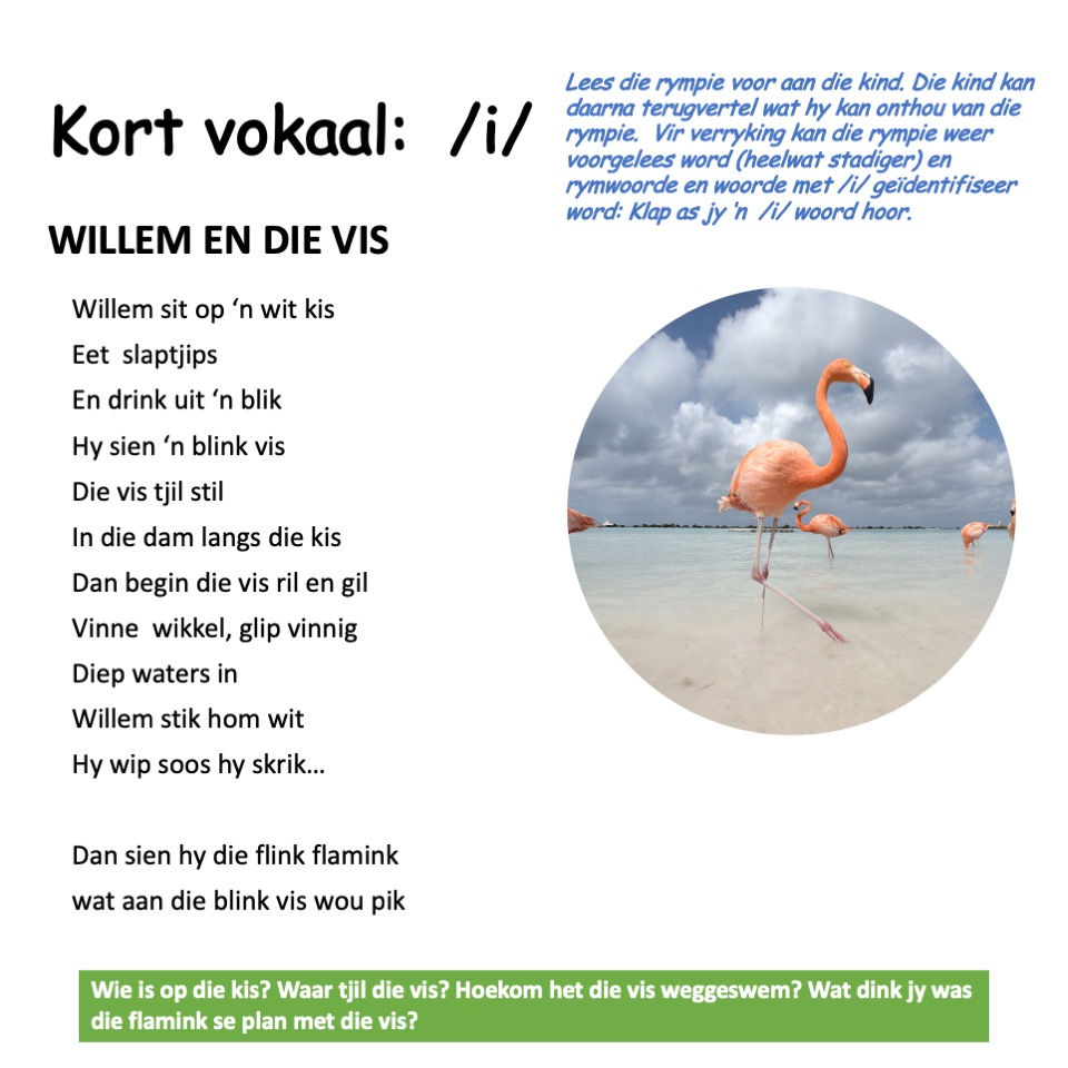 Thumbnail: Middelklanke Uitgebreid: a e o i u