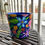 Thumbnail: dark blue/colorful floral 4.8" planter