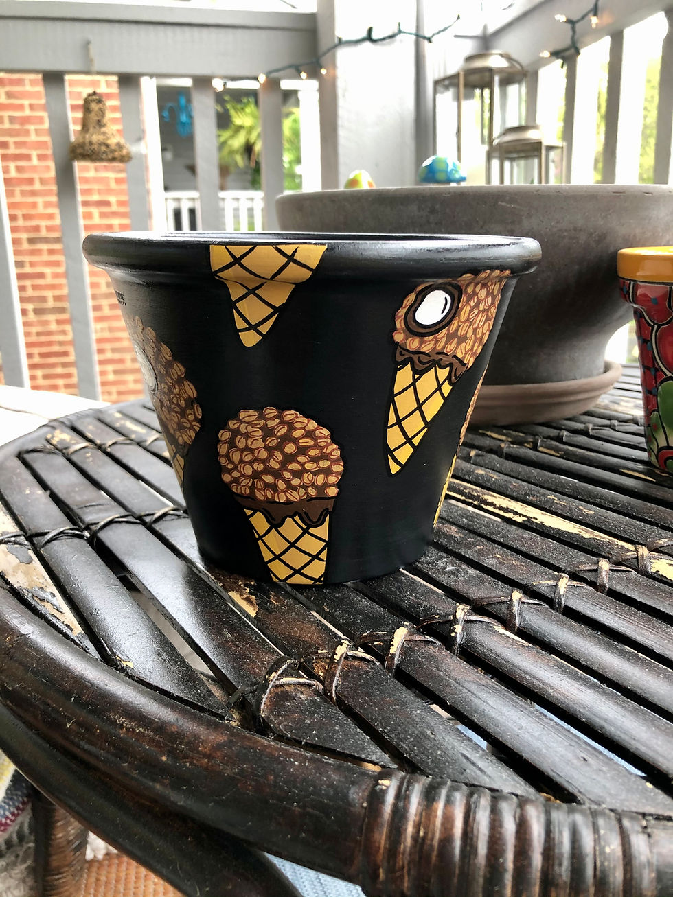 Thumbnail: drumstick cone 6" planter