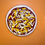 Thumbnail: extra cheese pizza clay on canvas 6"