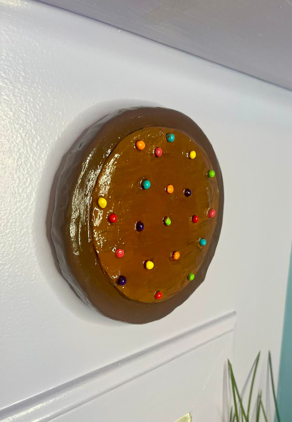 Thumbnail: rainbow chocolate cookie canvas 6"