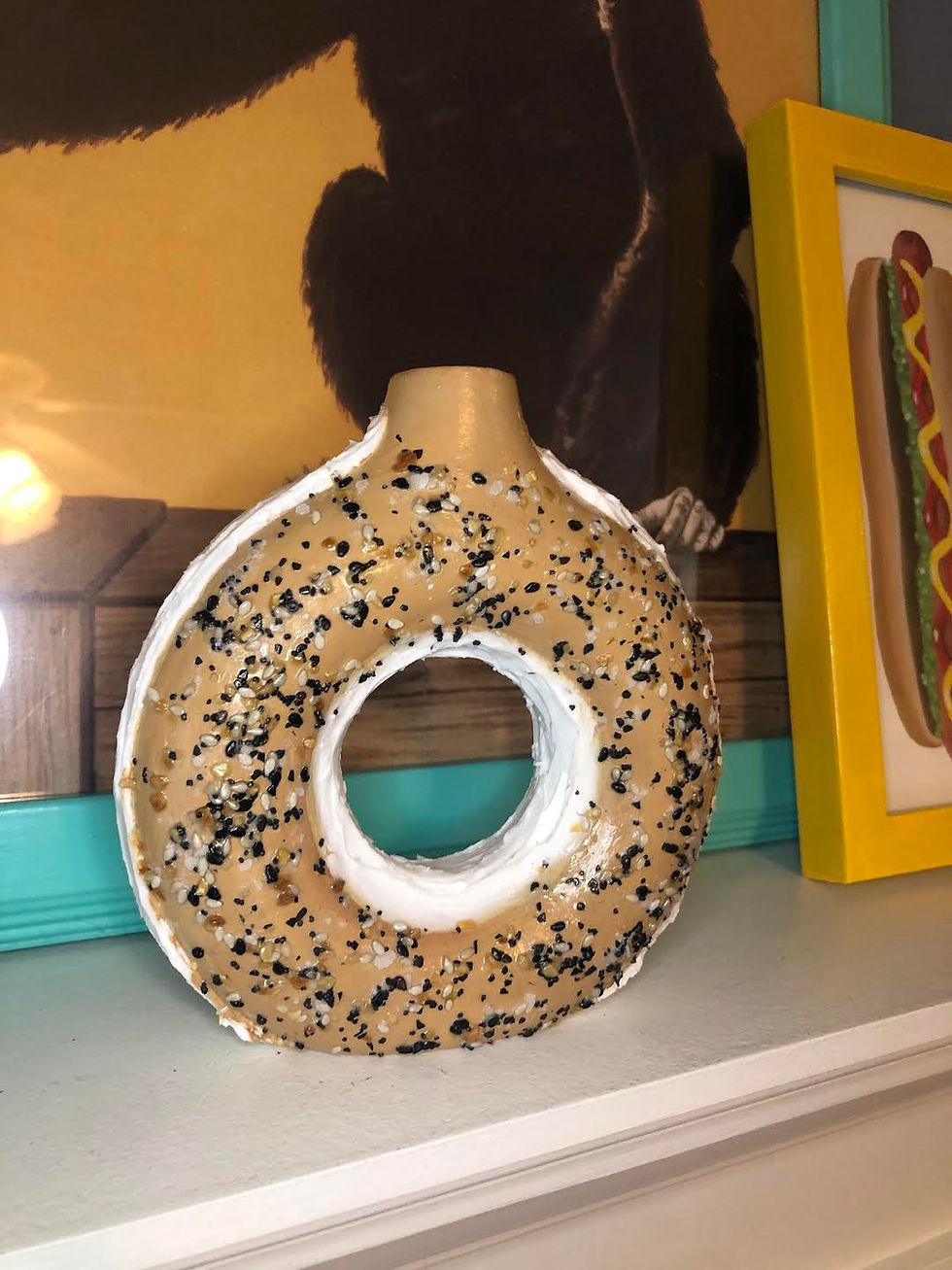Thumbnail: everything bagel bud vase (no rhinestones)