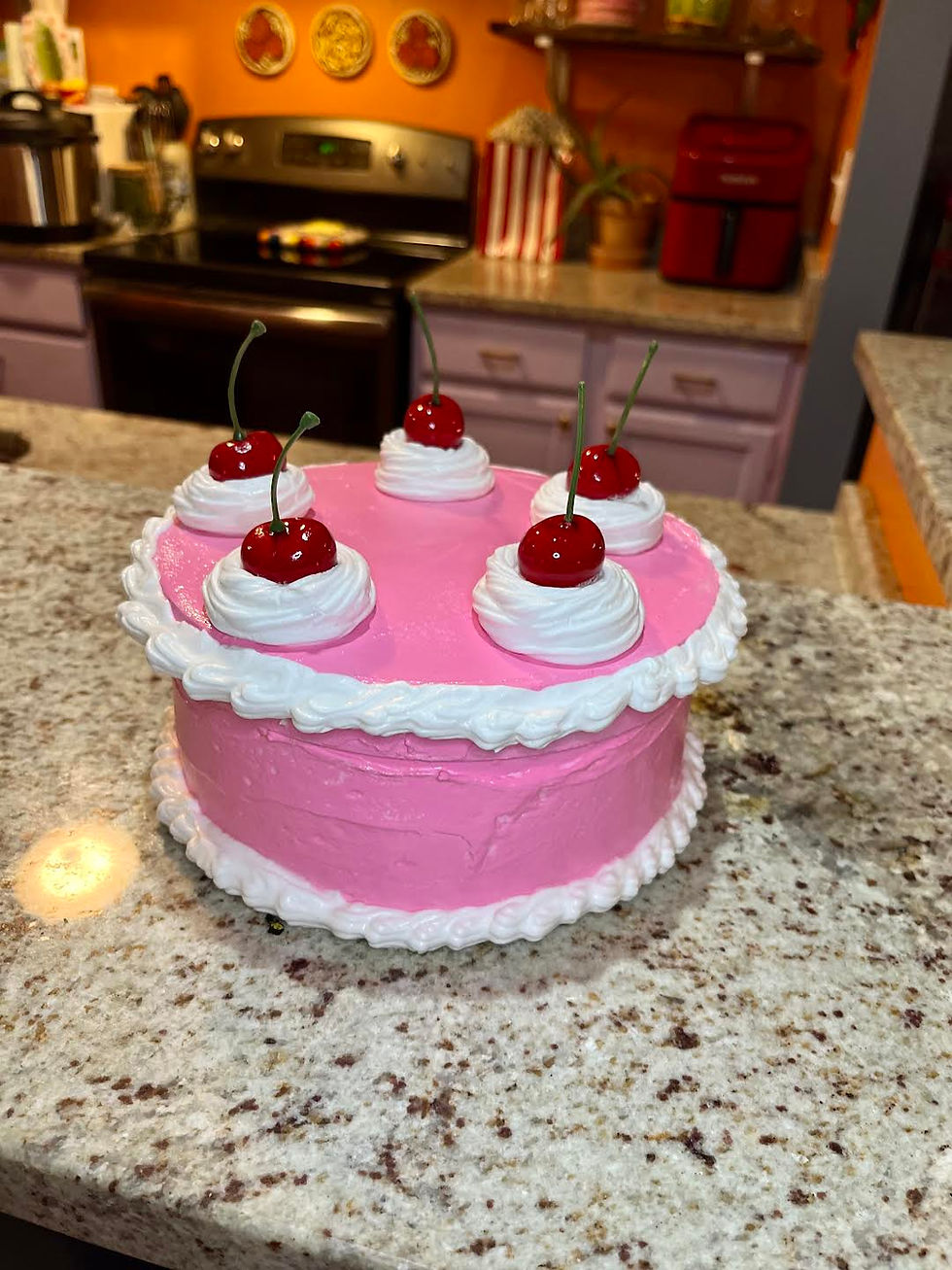 Thumbnail: fake cake box 7"