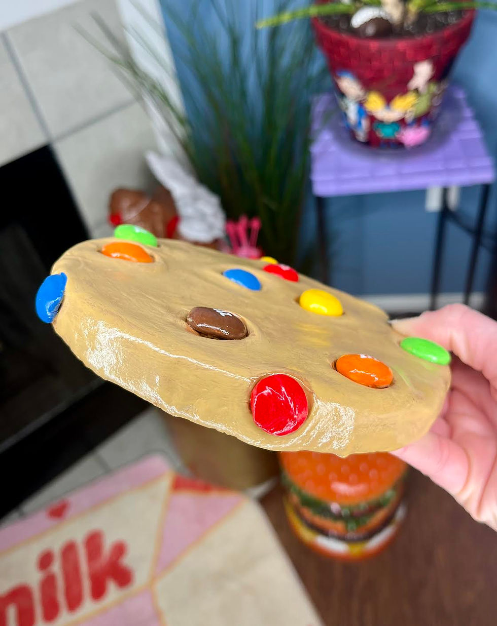 Thumbnail: rainbow chip cookie canvas 6"