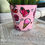 Thumbnail: pink flash art 4.8" cylinder pot