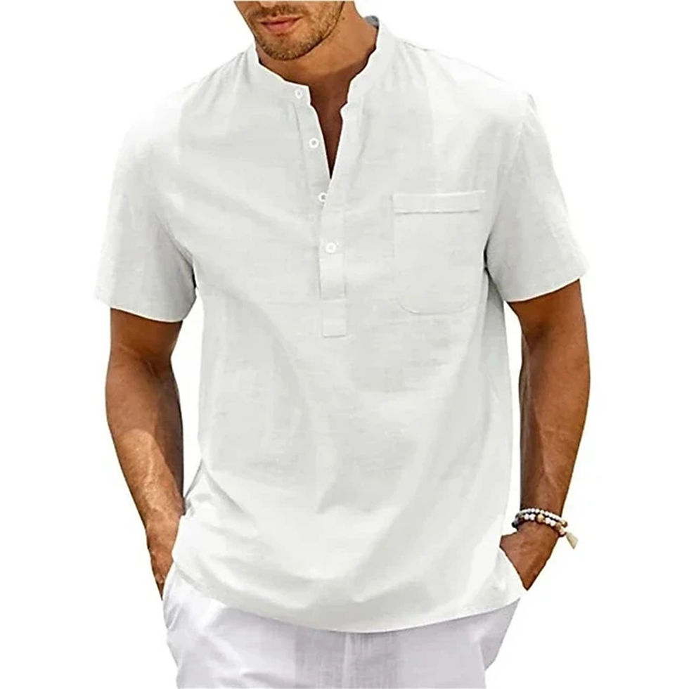 Thumbnail: The Brighton Cotton-Linen Henley