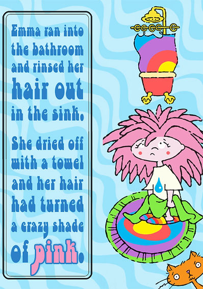 Andrew Young Emma's Crazy Rainbow Hair Day