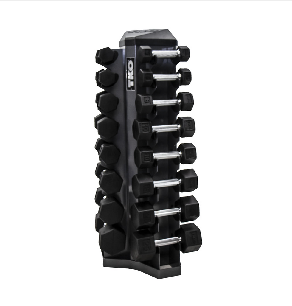 Thumbnail: TKO TKO 8 PAIR VERTICAL DUMBBELL RACK