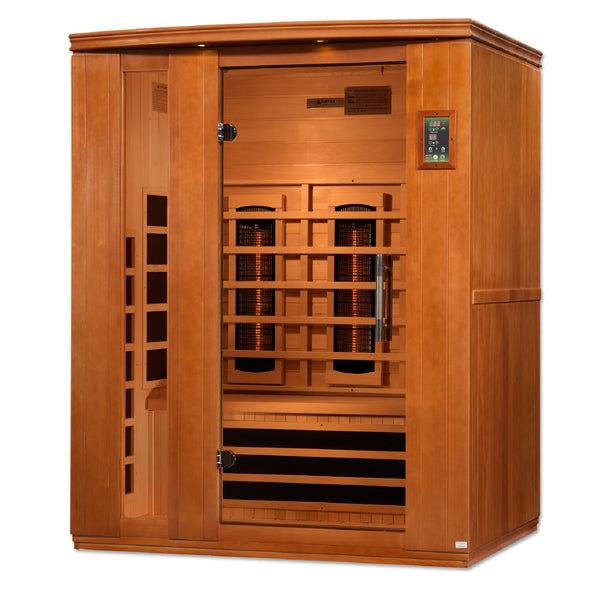 Thumbnail: ***New 2023 Model*** Lugano 3 Person Full Spectrum Infrared Sauna - Canadian Hem