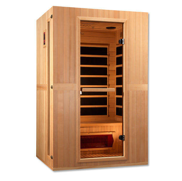 Thumbnail: Maxxus "Serenity" Dual Tech 2 person Low EMF FAR Infrared Sauna Canadian Hemlock