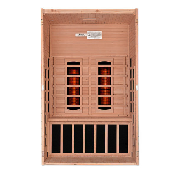 Thumbnail: ***New 2023 Model*** Santiago 2 Person Full Spectrum Infrared Sauna - Canadian H