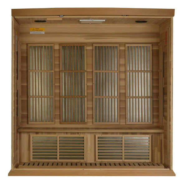 Thumbnail: MX-K406-01 Maxxus Low EMF FAR Infrared Sauna Canadian Red Cedar