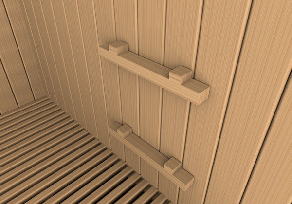 Thumbnail: Golden Designs "Sundsvall Edition" 2 Person Traditional Sauna - Canadian Red Ced