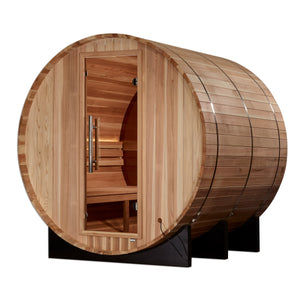Thumbnail: Golden Designs "Zurich" 4 Person Barrel with Bronze Privacy View - Traditional S
