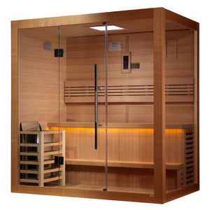 Thumbnail: Golden Designs "Forssa Edition" 3-4 Person Traditional Sauna (GDI-7203-01) - Can