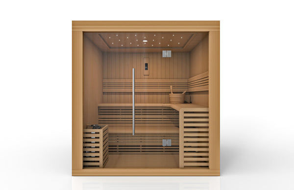 Thumbnail: Golden Designs "Osla Edition" 6 Person Traditional Sauna - Canadian Red Cedar