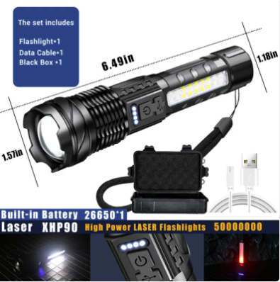 Waterproof White Laser Flashlight