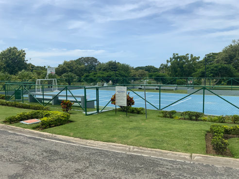 Another Improvement - Resurfacing of Court/addition of Pickleball lines/net. 