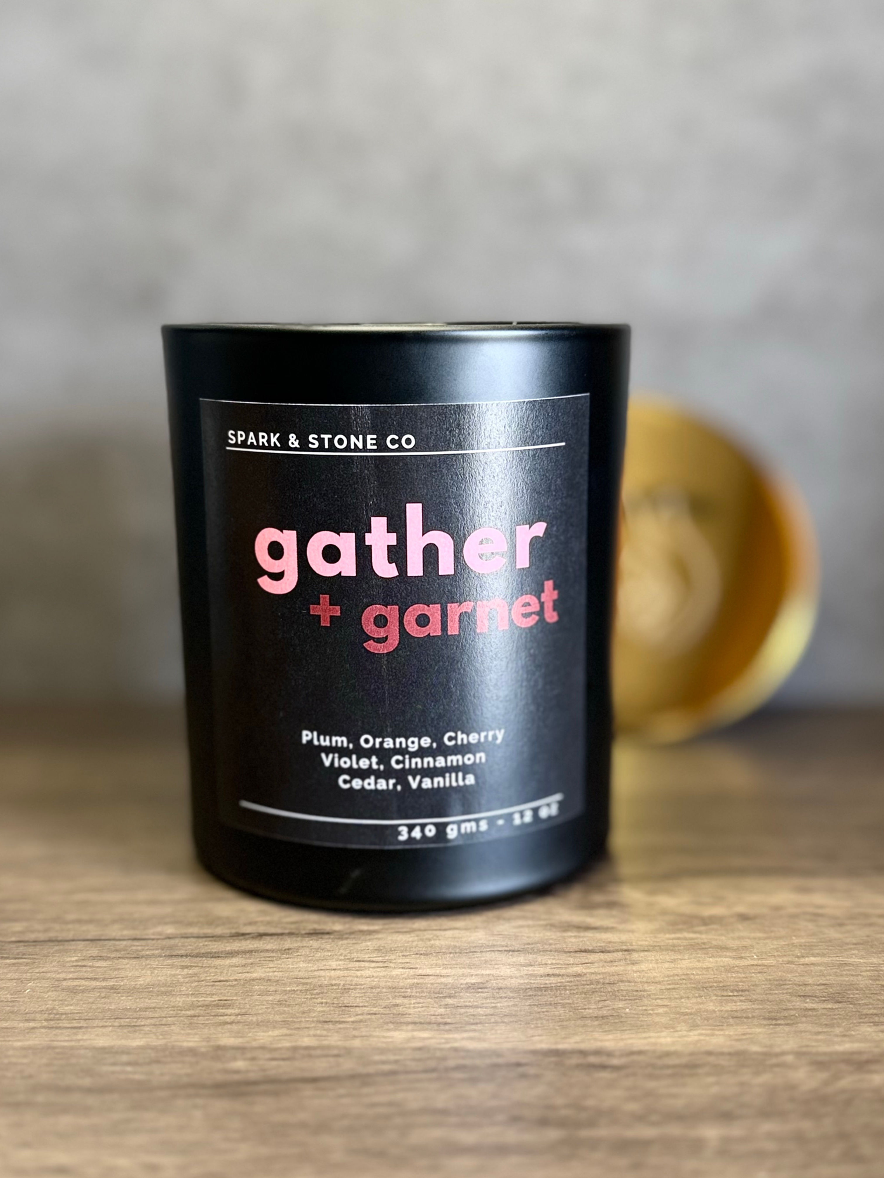 Gather + Garnet Wood Wick Candle