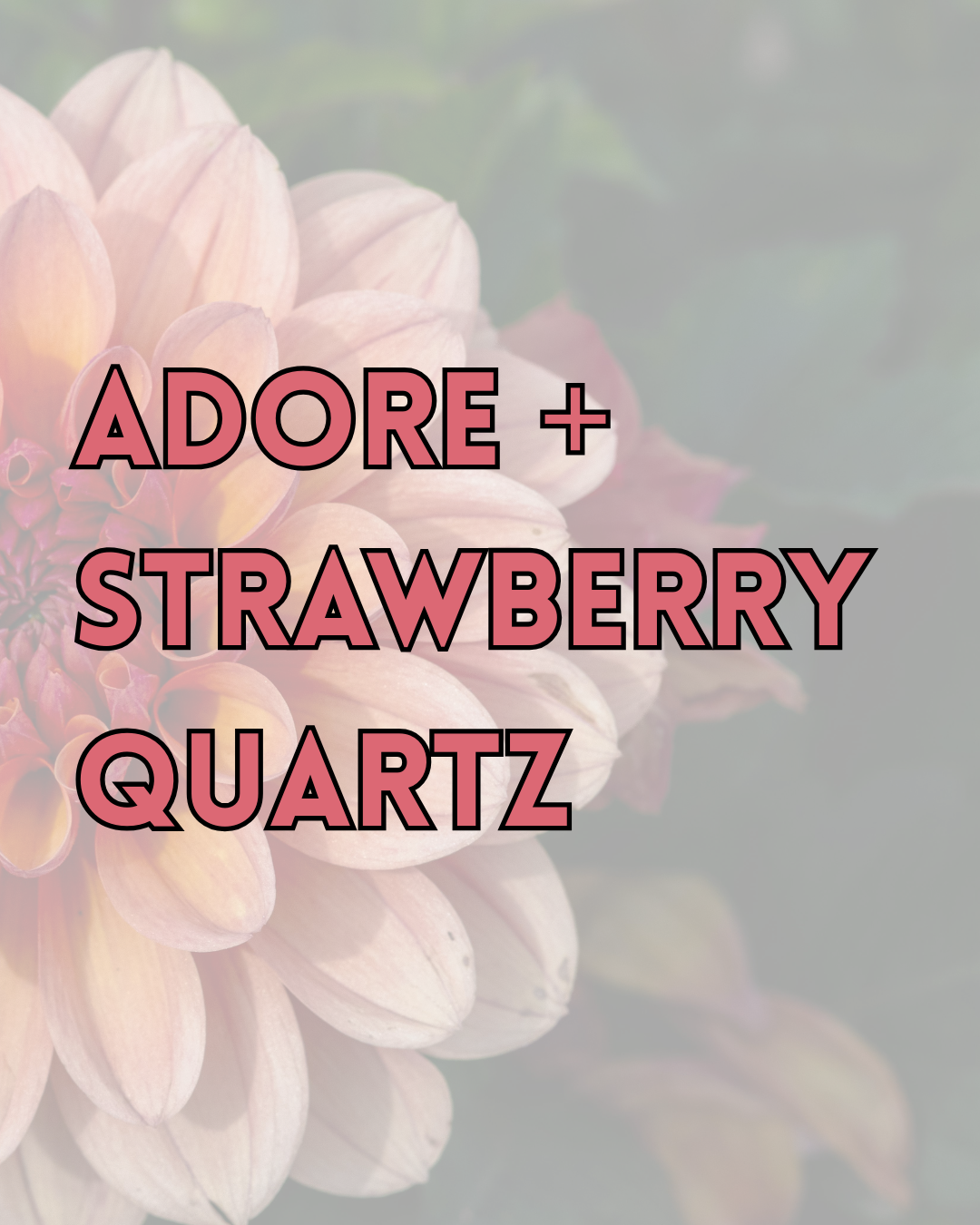 Adore + Strawberry Quartz | Eau de Parfum | 10 mL Travel Size