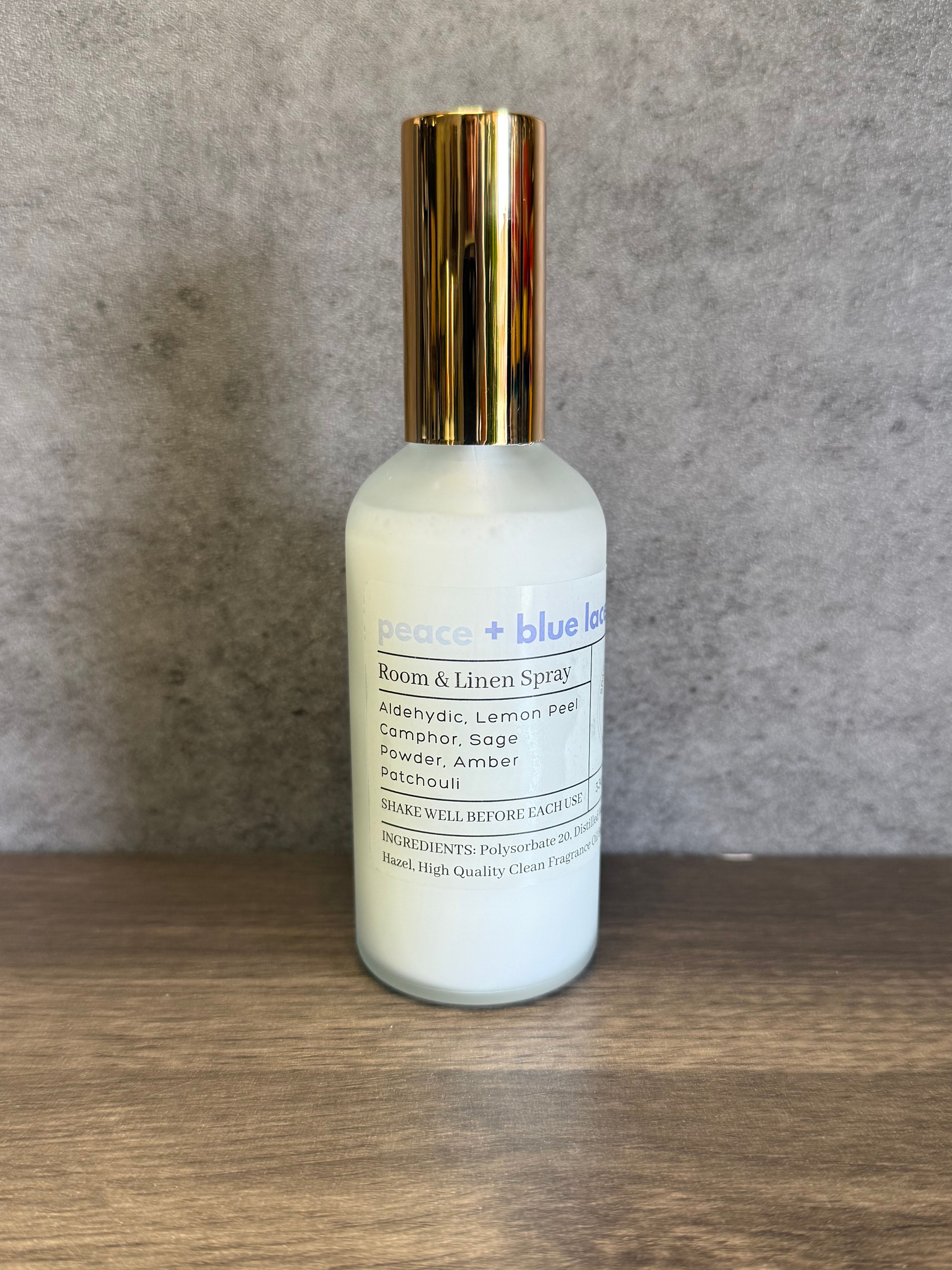 Peace + Blue Lace Agate Room & Linen Spray