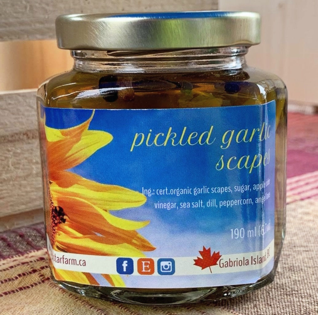 Pickled Garlic Scapes
