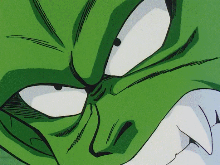 DBZ EP 4 Son Goku & Piccolo VS Raditz gif