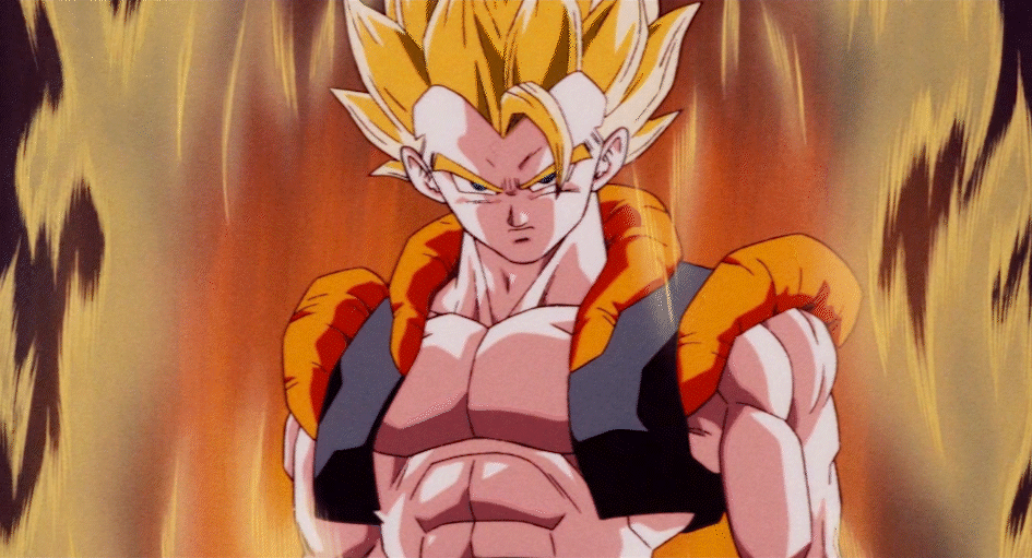 DBZ movie 12 Gogeta gif