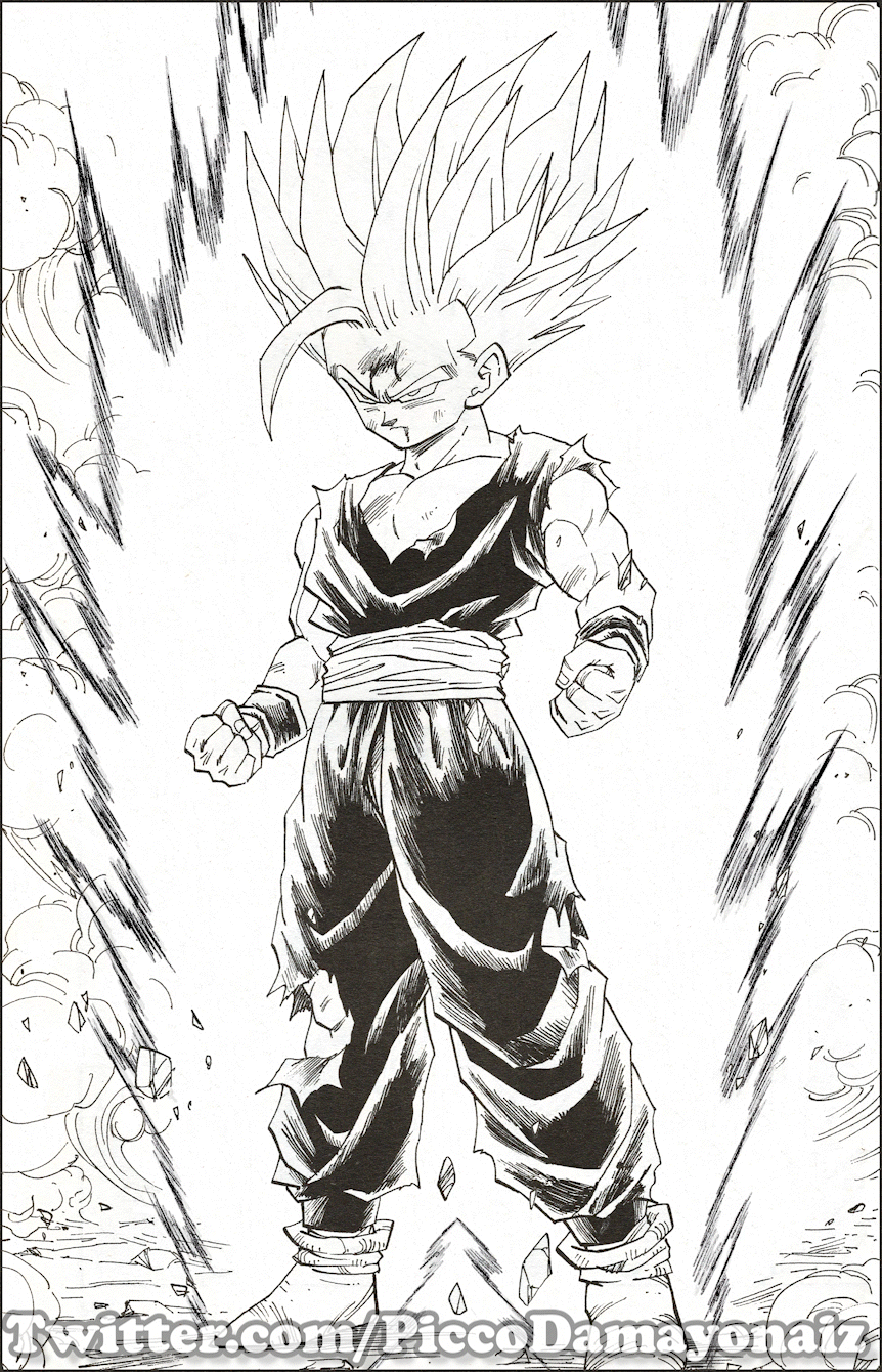 Dragon Ball chapter 408 Page 303 Son Gohan gif