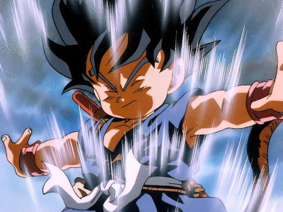 DB Movie 4 Son Goku Kamehameha 01 gif