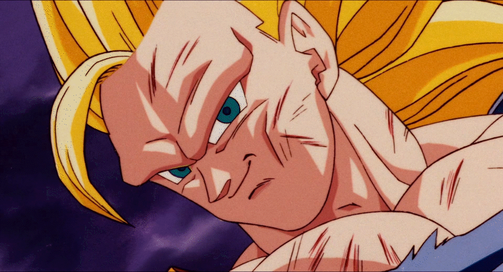 DBZ Movie 13 Son Goku SSJ3 gif