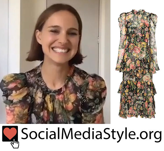 sachin and babi light blue dress Natalie Portman Pays Tribute to the Snubbed Female Directors on Her 2020  Oscars Gown