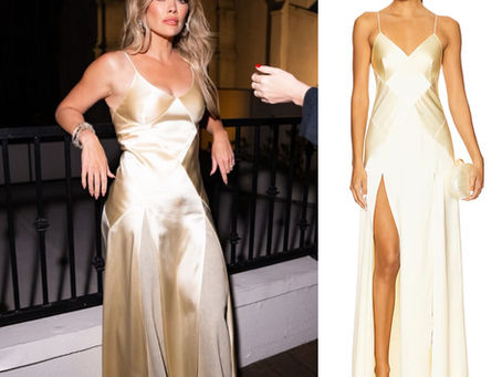 Hilary Duff's slip dress