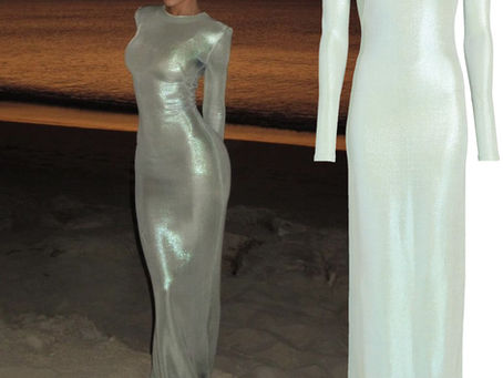 Kylie Jenner's iridescent dress