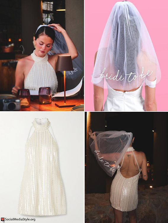 selena gomez bachelorette party dress Selena Gomez Rocks $1,498 Backless White Mini Dress for Bachelorette Party