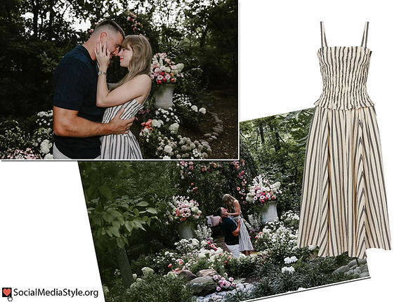 sachin and babi light blue dress Taylor Swift Engagement Dress Inspo ♥️