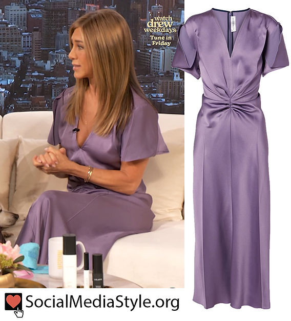 jennifer aniston silk dress The original 'it' girl Jennifer Aniston wearing a 1999 Valentino silk slip dress This dress will be available at our Private Shop Event this Friday Dec 8th & Saturday Dec 9th