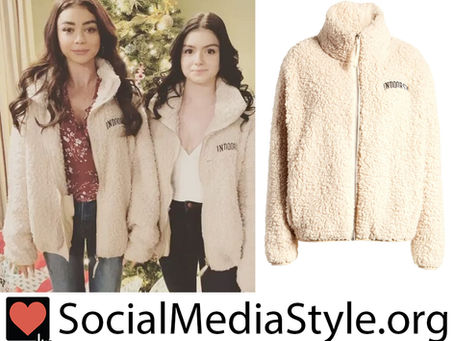Sarah Hyland and Ariel Winter's Sub_Urban Riot Indoorsy Teddy Jacket