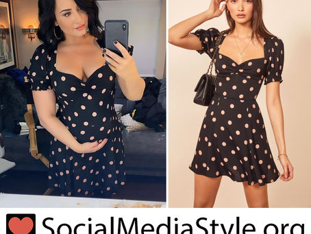 Jenny (Demi Lovato)'s polka dot dress from Will & Grace