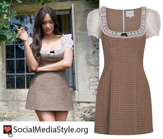 tigermist brown dress CELESTE MINI DRESS main image 1