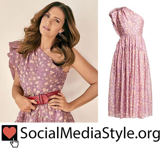 mandy moore purple dress If it's not a love like this, we don't want it! Mandy Moore reflected on her seven-year wedding anniversary with husband, Taylor Goldsmith on #JennaandFriends : TODAY