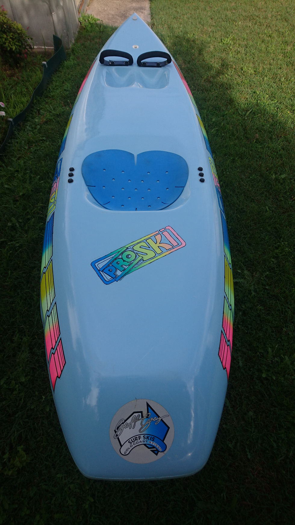 Thumbnail: 2.2m ProSki Wave Ski Surf Waveski Surfski Kayak Good Condition