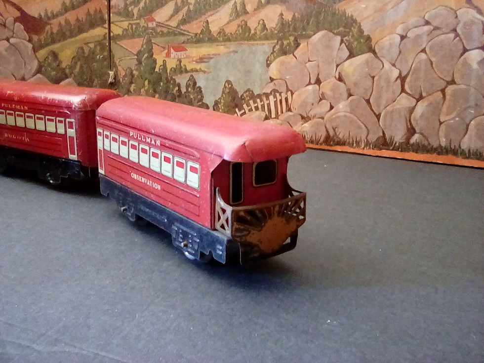 Thumbnail: Marx Commodore Vanderbilt Steam Locomotive Passenger Train