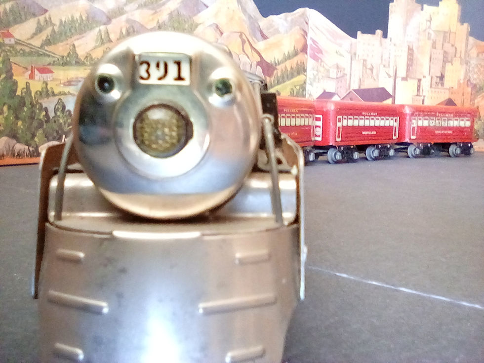 Marx Canadian Pacific Locomotive "391" Steam Passenger Train